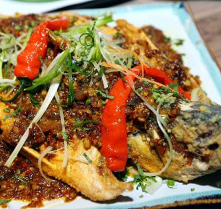 Fish (Ikan)-Spicy Chilll Sauce (Belado)