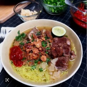 Beef bihun Soup