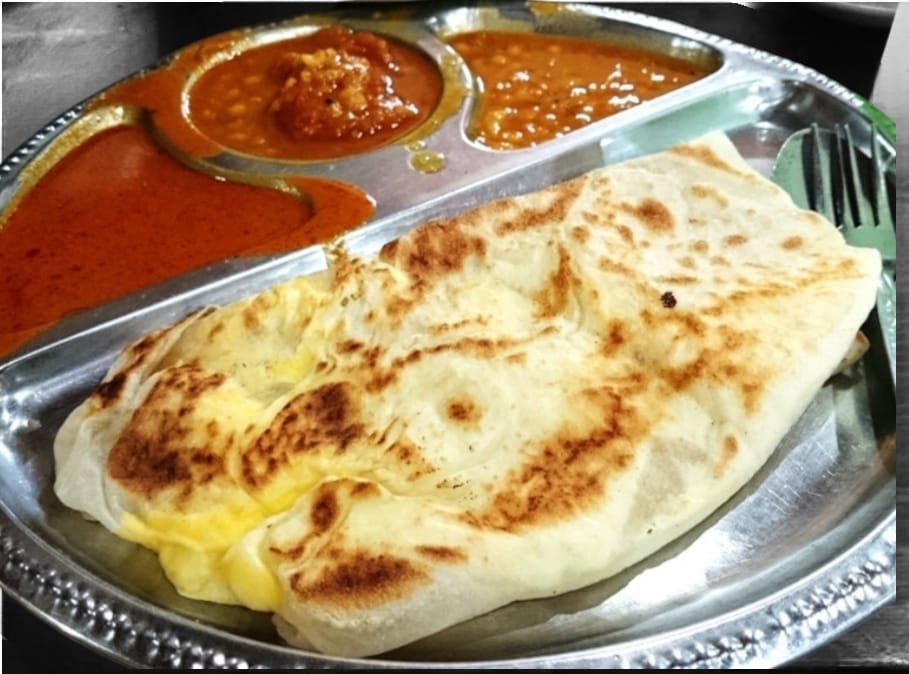 Roti with Egg (Roti Telur)