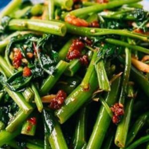 Water Spinach with shrimp paste